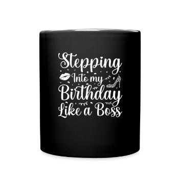 Anniversaire de la reine Joyeux cadeau - Mug uni - noir - Devant