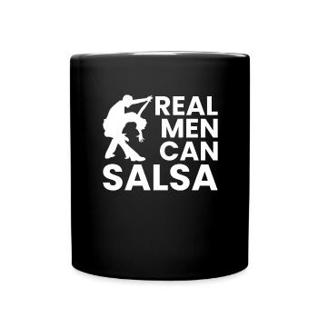 Salsa Musik Salsa Tanz - Tasse einfarbig - Schwarz - Vorne