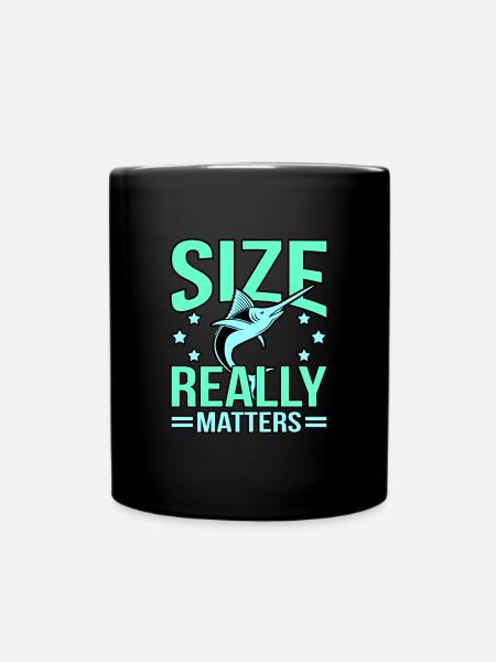 Schwertfisch - Tasse einfarbig - Schwarz