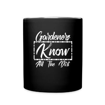 Jardinière Jardinier Femmes Enfants Femme - Mug uni - noir - Devant