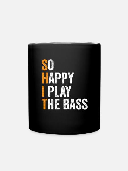 Bassiste Musique Bassiste Musicien Guitare basse - Mug uni - noir