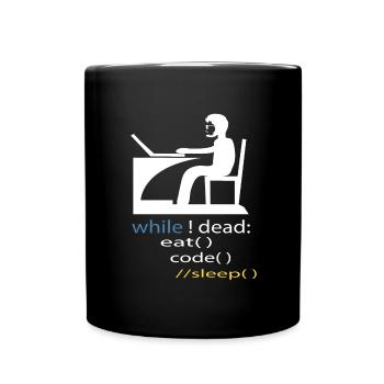 Cadeau de programmeur développeur de logiciels - Mug uni - noir - Devant