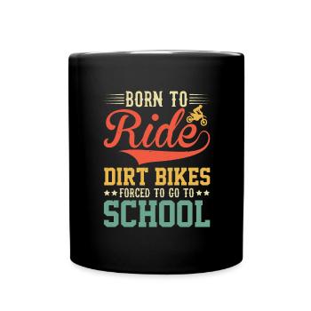 Motorcross motorcyclist Moto Motorsport - Full Colour Mug - black - Front