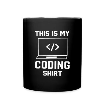 Softwareentwickler Programmierer Geschenk - Tasse einfarbig - Schwarz - Vorne