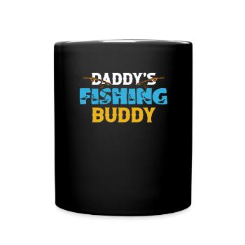 Pêche Père Fils Rétro Vintage Cadeau Fête des Pères - Mug uni - noir - Devant