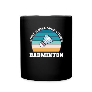Badminton Badminton Crossminton Femme Sport Filles - Mug uni - noir - Devant