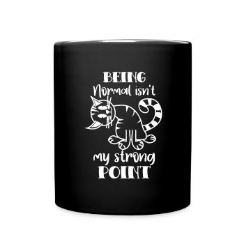 limited edition cat owner cat funny - Full Colour Mug - black - Front