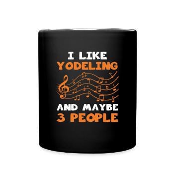 Yodel - Full Colour Mug - black - Front
