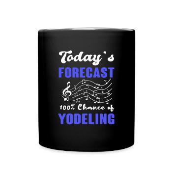 Yodel - Full Colour Mug - black - Front