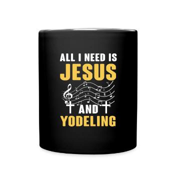 Yodel - Full Colour Mug - black - Front