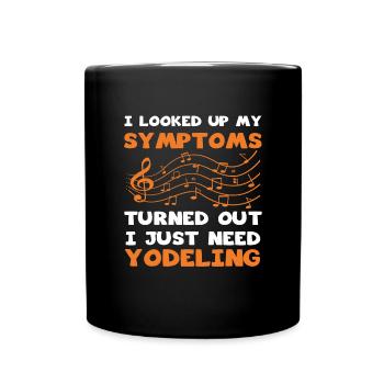 Yodel - Full Colour Mug - black - Front