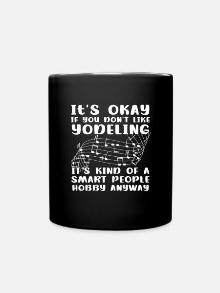 Yodel - Full Colour Mug - black