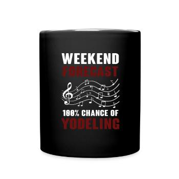 Yodel - Full Colour Mug - black - Front