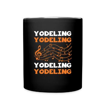 Yodel - Full Colour Mug - black - Front