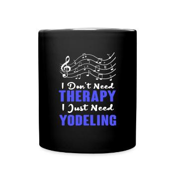 Yodel - Full Colour Mug - black - Front