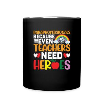 Paraprofessionell - Tasse einfarbig - Schwarz - Vorne