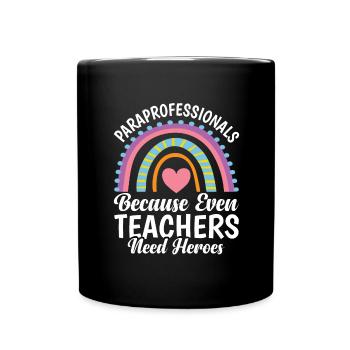 Paraprofessionell - Tasse einfarbig - Schwarz - Vorne