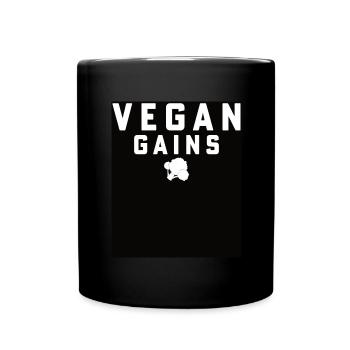 Aliments végétaux Légumes végétaliens Changement climatique sain - Mug uni - noir - Devant