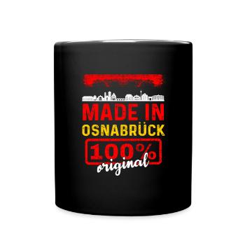 Osnabrück - Tasse einfarbig - Schwarz - Vorne
