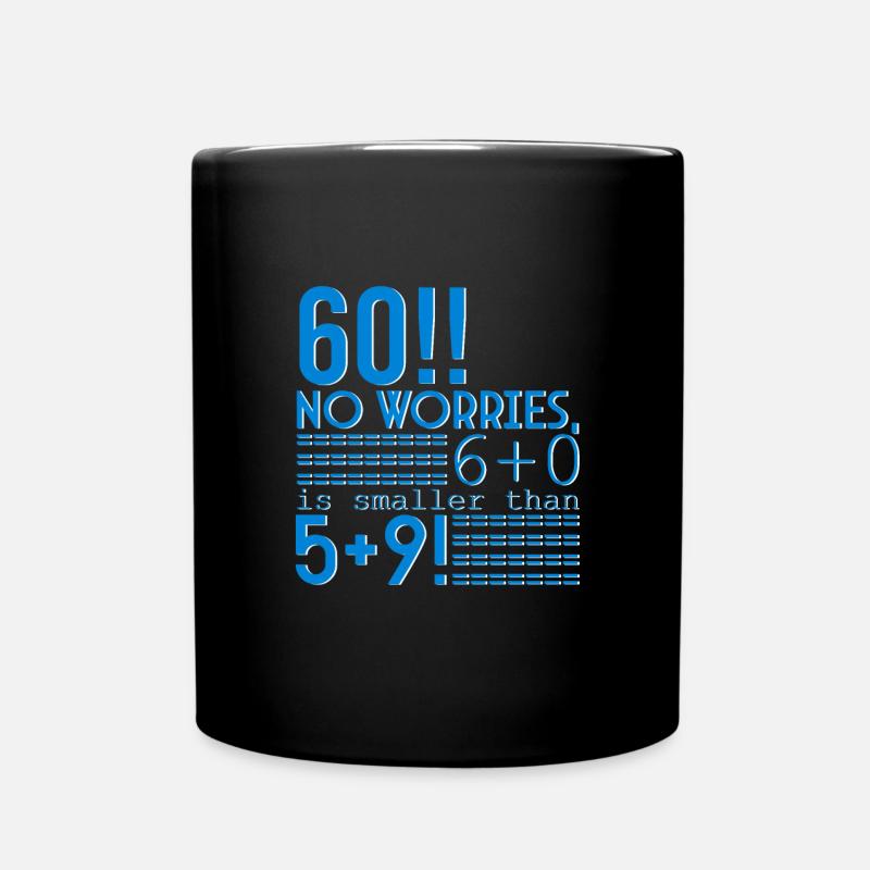 Alles Gute zum 60. Geburtstag!!! - Tasse einfarbig - Schwarz