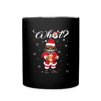 Christmas Dog Christmas Dog Owner Dog Animal - Full Colour Mug - black - Front