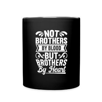 Bruderherz Beste Freunde Bruder Geschenkidee - Tasse einfarbig - Schwarz - Vorne