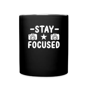 Fotografie Kamera Fotograf Retro Kamera Fotografie - Tasse einfarbig - Schwarz - Vorne