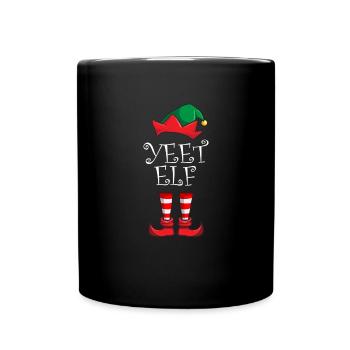Yeet Elf passende Familien Weihnachtsfeier Yeet El - Tasse einfarbig - Schwarz - Vorne