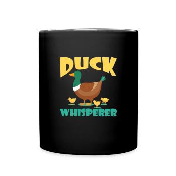 Duck Whisperer Duck Duck Bird - Mug uni - noir - Devant
