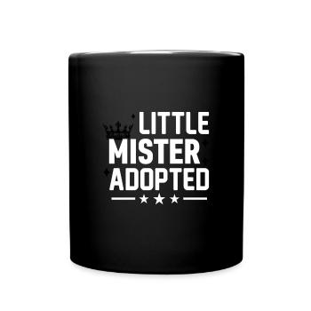 Petit Lord Roi Adoptif Couronne Chers enfants - Mug uni - noir - Devant