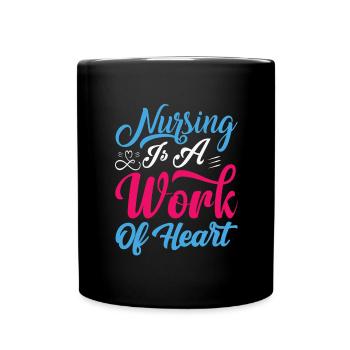 Physician Assistant Nurse Medical Practice Needle - Full Colour Mug - black - Front