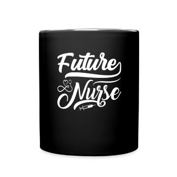 Physician Assistant Nurse Medical Practice Needle - Full Colour Mug - black - Front