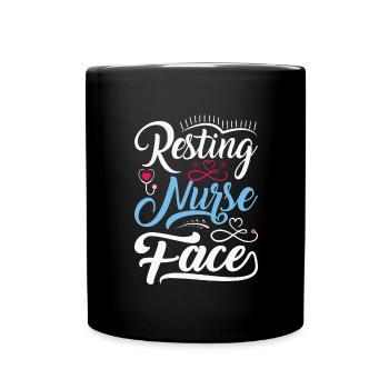 Physician Assistant Nurse Medical Practice Needle - Full Colour Mug - black - Front