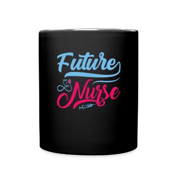 Physician Assistant Nurse Medical Practice Needle - Full Colour Mug - black - Front