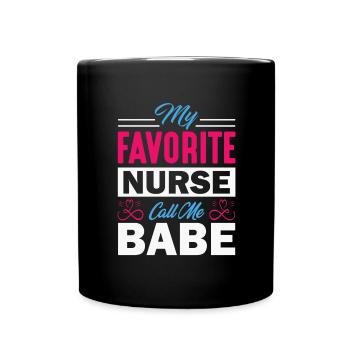 Physician Assistant Nurse Medical Practice Needle - Full Colour Mug - black - Front