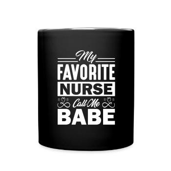 Physician Assistant Nurse Medical Practice Needle - Full Colour Mug - black - Front