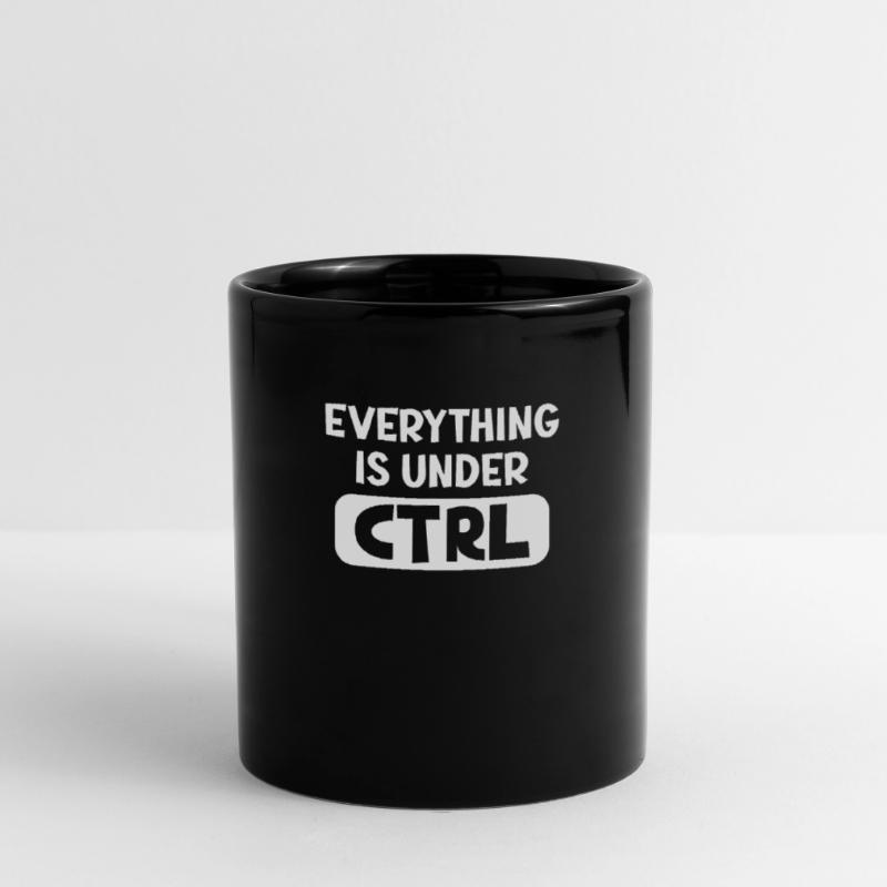 Everything is under CTRL Programmierer Tasse einfarbig