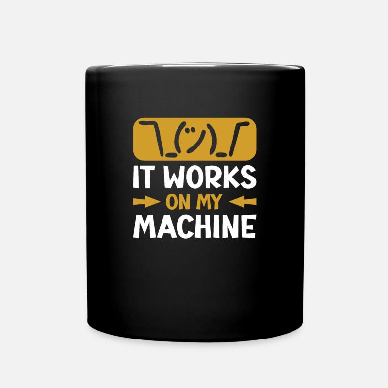Cela fonctionne sur ma machine pour les programmeurs - Mug uni - noir