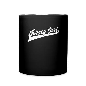 Jersey Girl Stolzes New Jersey Frau New Jersey M�d - Tasse einfarbig - Schwarz - Vorne
