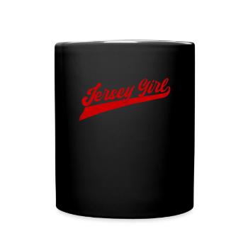 Jersey Girl Stolzes New Jersey Frau New Jersey M�d - Tasse einfarbig - Schwarz - Vorne