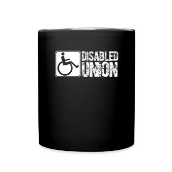 Handicap Handicap Fauteuil roulant Paraplégie Forte - Mug uni - noir - Devant