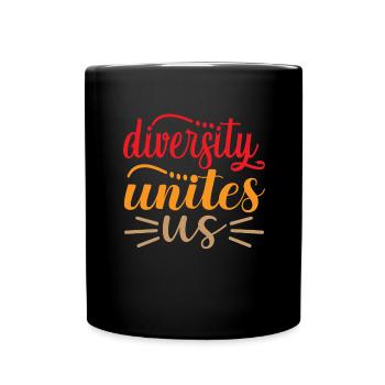 Androgyn Bisexuell Gender Homosexuell Trans binär - Tasse einfarbig - Schwarz - Vorne