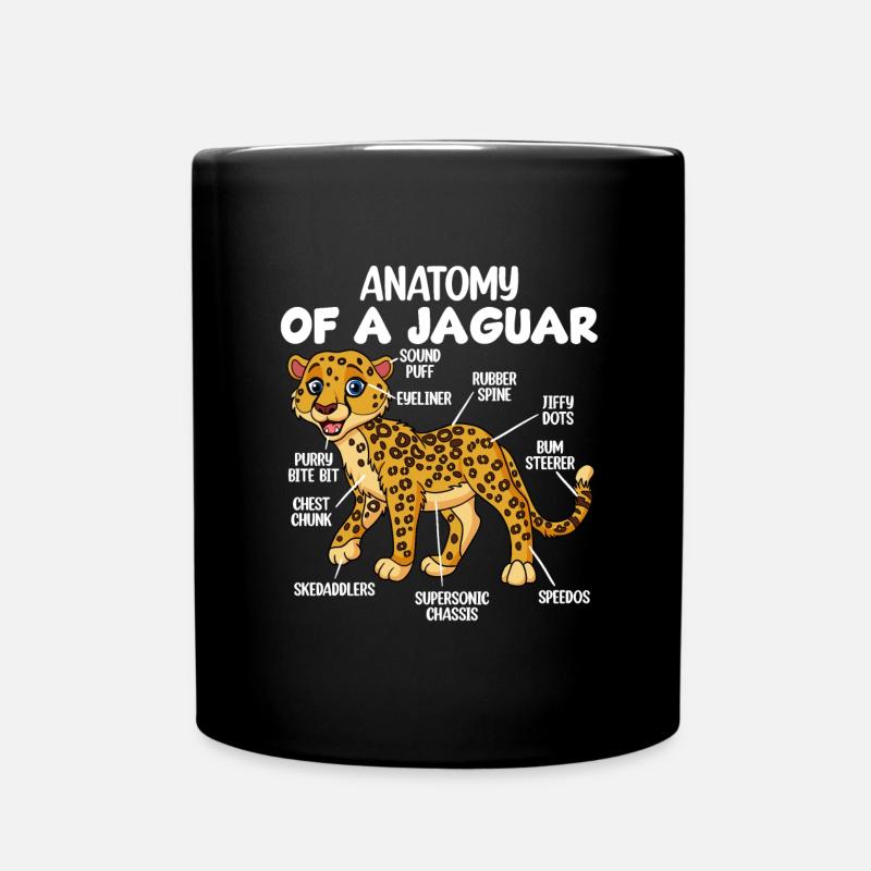Anatomie d’un jaguar - Mug uni - noir