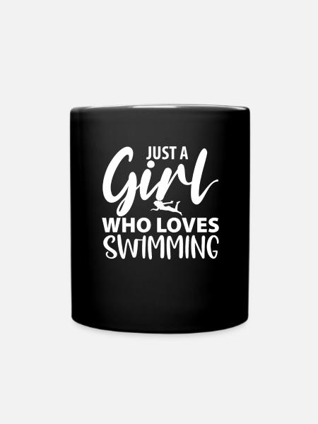 Nageur Piscine Natation Sport Natation - Mug uni - noir