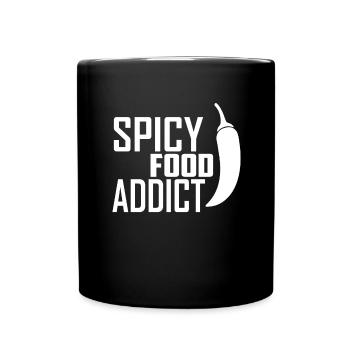 Nourriture épicée épices piment piment piment nourriture épicée - Mug uni - noir - Devant