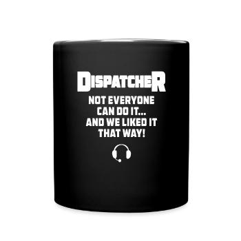 Bester Disponent Spruch Geschenk Beruf Logistik - Tasse einfarbig - Schwarz - Vorne