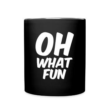 Oh quel plaisir - Mug uni - noir - Devant