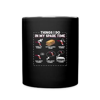 Things I do in my spare time Florida - Full Colour Mug - black - Front