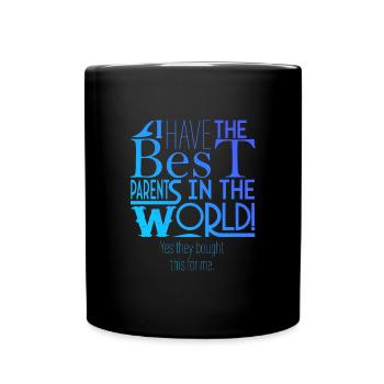 Oui, mes parents l’ont acheté pour moi. - Mug uni - noir - Devant