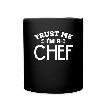 Chef Profession Gastronomy Cooking Chef's hat - Full Colour Mug - black - Front
